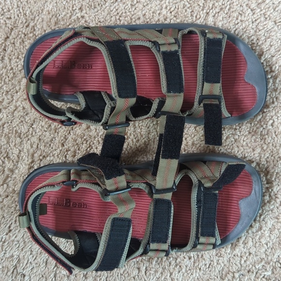 LL Bean Men\'s Monhegan VERTIGRIP Soles Rugged All Terrain Hiking Sandals 9 main image 7